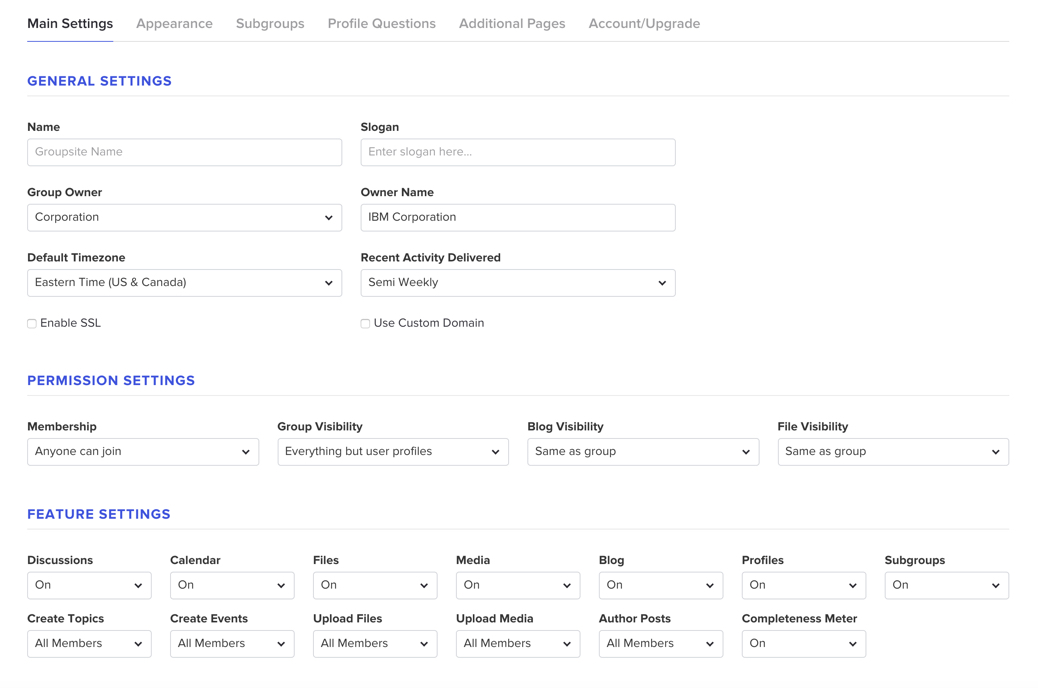 group-settings